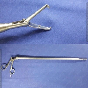 Laparoscopic Steel Morcellator Tenaculum Grasper 10mmx330mm Surgical Instrument - Picture 1 of 5
