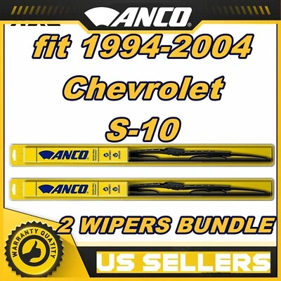 Limpiaparabrisas 2 paquetes limpiaparabrisas ANCO aptos para Chevrolet Chevy S-10 S10 1994-2004 30200x2 Foto 1 de 4