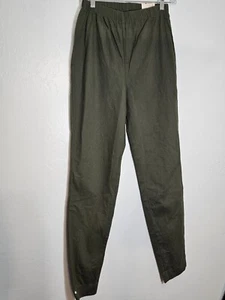 Faded Glory Women's Green Stretch Leggings Pull On Denim Pants Medium Average - Picture 1 of 6