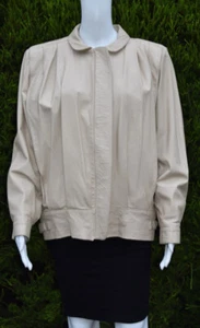 MYER Vintage 80s Leather Jacket - Size 12 - EUC - Picture 1 of 11