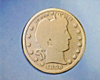 U.S.A(1)Coin Barber Quarter 1898 Very Good  0.9000 Silver