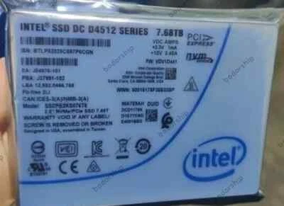 INTEL 7.68TB D4512 U.2 2.5" SSD NVME SSDPE2KS076T8 Solid State Drive - Image 1 of 3
