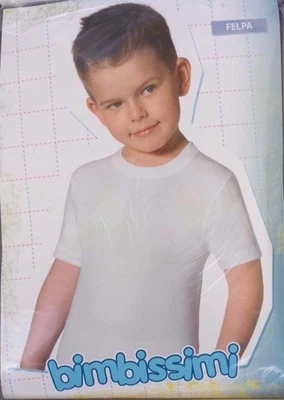 Maglia Intimo Bimbissimi Caldo Cotone100% Bimbo Bimba Manica Lunga Manica Corta  - Immagine 1 di 4