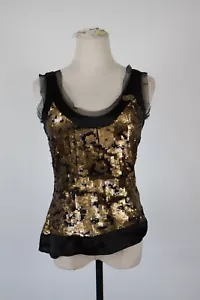 Pull femme Galliano taille M t-shirt femme fabriqué en Italie décontracté étiquette vintage - Photo 1 sur 10