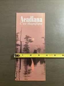 Vintage Acadia a C’est Magnifique Broschüre in Lafayette, Louisiana B46 - Bild 1 von 14