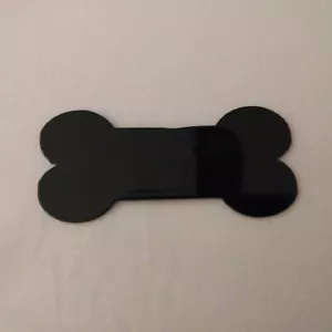 Refrigerador Dog Bone imán silueta negra hecho en EE. UU. - Imagen 1 de 1