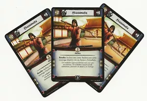 L5R 3 SASUMATA Celestial Ed. PROMO Legend of the Five Rings Spanish AEG NM x3 - Picture 1 of 1