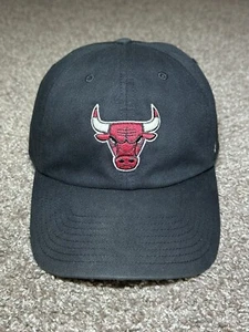 ‘47 Brand Men’s Ball Cap Strapback Hat NBA Basketball Chicago Bulls Bred o/s - Picture 1 of 18