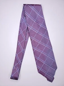 Grant Thomas Mens Formal Necktie 59"Lx3.75"W Blue/Burgundy Neck Tie - Picture 1 of 4