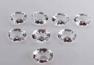 Natural Crystal Quartz Oval Cut Lot Loose Gemstone 13X18 MM For Jewelry P-1146