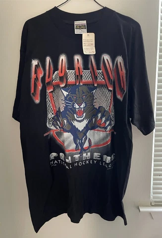 Vintage Florida Panthers Shirt NWT Men’s L Cover