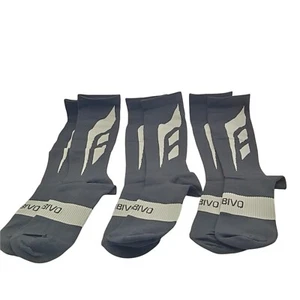 CAMBIVO Compression Socks (3 Pairs) 20-30mmHg All Day Wear Black/Gray L/XL - Picture 1 of 7