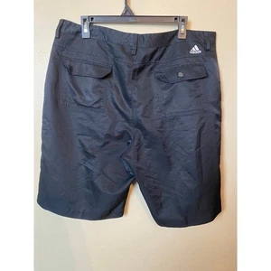adidas climalite men’s black flat activewear shorts size 38 lightweight golf - Picture 1 of 3