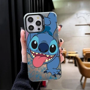 Case For Various Phone Lovely Funny Cartoon Stitch ShockProof Phone Cover Back - Picture 1 of 5