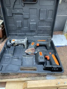 Challenger Tool set cordless drill Complete home hand garage DIY kit box - Picture 1 of 5