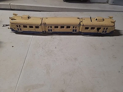 JEP autorail électrique triple bleu/Crème NORD Fonctionne Parfaitement  - Photo 1/4