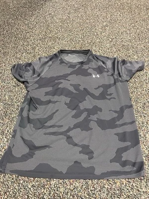 Camisa Under Armour Para Hombres L Camuflada Manga Corta Equipamiento Ajustado Camiseta Activa Foto 1 de 3