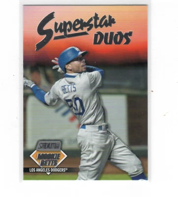 2021 Topps Stadium Club Superstar Duos #SD-2 Cody Bellinger/Mookie Bett ID:53248 - Image 1 of 2