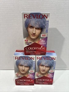 Revlon Hair Dye Silver Blue 91D 3 BOXES Permanent 1 Applications Vivid Color NEW - Picture 1 of 14