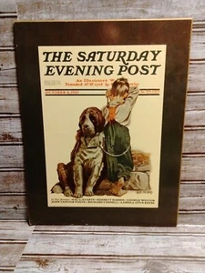 Norman Rockwell The Saturday Evening Post Plaque Copy October 8,1921 - Picture 1 of 15