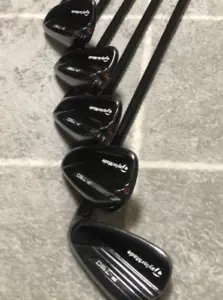 TaylorMade P790 Black Iron Set 5pcs 6-9-Pw Flex Stiff Dynamic Gold 105 S300 RH - Picture 1 of 10