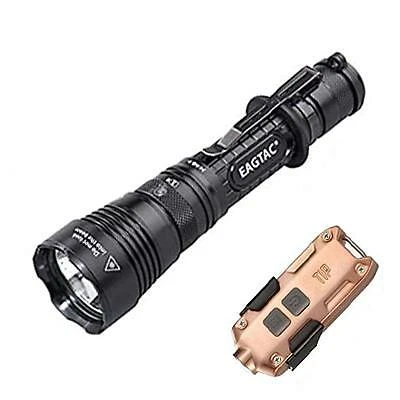 Combo: EAGTAC G3L Type-C Rechargeable Flashlight - w/ TIP Copper keychain light - Imagem 1 de 4