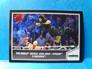 THE SHIELD & JOHN CENA🏆2013 Topps #88 BEST OF WWE Wrestling Card 🏆FREE POST - Picture 1 of 2