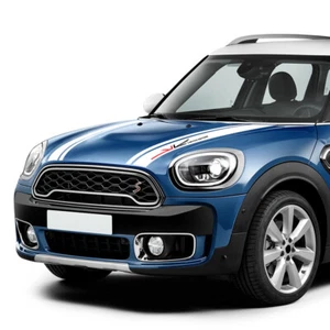 Car Hood Bonnet Stripes Decals Stickers for MINI Cooper S Countryman F60 2017-21 - Imagen 1 de 7