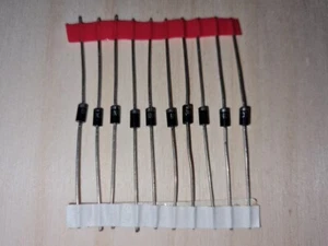 1N4007 Dioden gegurtet 1000V 1A 10 Stück unbenutzt - Bild 1 von 1