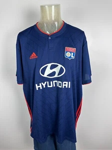 OLYMPIQUE LYONNAIS 2018 2019 AWAY FOOTBALL SHIRT SOCCER JERSEY ADIDAS SIZE 3XL - Picture 1 of 11