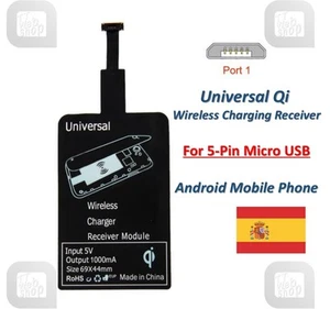 ★ Universal Qi Wireless Charging Receiver Card for 5-Pin Micro USB Android ★ - Imagen 1 de 1