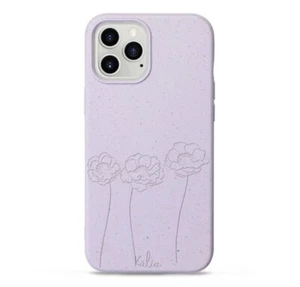 100% Compostable iPhone Case, Lavender Case, Biodegradable iPhone Case - Photo 1 sur 5