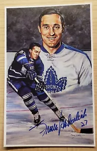Mahovlich, Frank Signed on 1992 Hockey Hall of Fame Legends of Hockey Card #43 - Picture 1 of 2