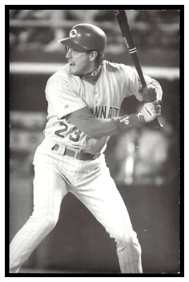 Hal Morris (1993) Cincinnati Reds Vintage Baseball Postcard Rd9-01 - Image 1 of 2