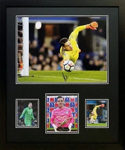 FRAMED EDERSON SIGNED 16"x12" MANCHESTER CITY PHOTOGRAPH SEE PROOF COA FOOTBALL - Picture 1 of 4