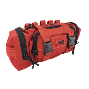 NEW Elite First Aid Tactical Deployment Medical MOLLE Pouch Carry Bag MEDIC RED - Picture 1 of 9