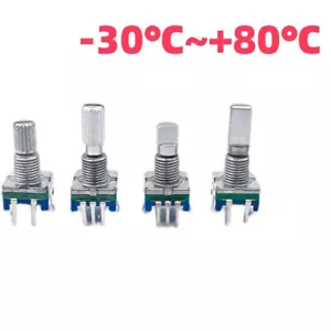 Rotary Shaft Encoder EC11, With Push Switch 15mm, 5 Pin 20 Digital Potentiometer - Picture 1 of 13