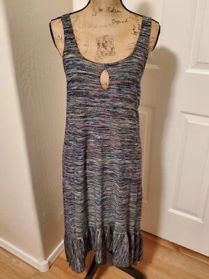 Maxi vestido encubrimiento tejido sin mangas talla S de Lucky Brand para mujer Foto 1 de 4