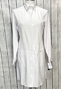 Cherokee Scrubs Infinity Lab Coat XS 1401A WTPS Antimicrobial - Picture 1 of 18