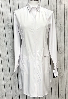 Cherokee Scrubs Infinity Lab Coat XS 1401A WTPS Antimicrobial - Image 1 of 4