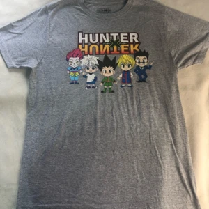 Hunter X Hunter Herren Grafik T-Shirt grau meliert Baumwollmischung tailliert Anime M - Bild 1 von 7