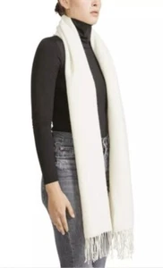 Steve Madden Decke Schal mit Fransen Detail kuschelig warm Winter - elfenbein/weiß $ 42 - Bild 1 von 9