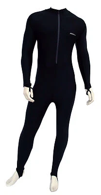 diver wearing lycra skin full body
