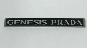 Left Side Fender GENESIS Logo Luxury Emblem for 2008 2012 Hyundai Genesis - Picture 1 of 5