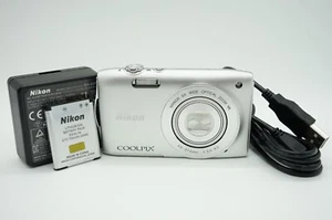 Nikon COOLPIX S3300 Silver Compact Digital Camera 16MP made in China TESTED - Picture 1 of 20
