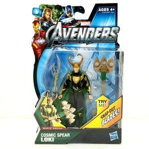 Marvel Cosmic Spear Loki Modellino 4in The Avengers Serie Film Hasbro 2011 - Foto 1 di 12