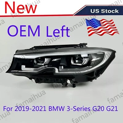 OEM LED Headlight For 2019-2021 BMW 3 Series G20 G21 340i 330i Left Driver W/AFS Foto 1 de 4
