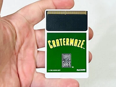 CraterMaze - Authentic Turbografx 16 Game HuCard ONLY - Tested - Image 1 of 2