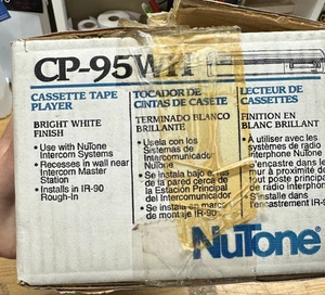 NuTone CP-95 Auto-Reverse Cassette Tape Deck Player for NuTone Intercoms - Picture 1 of 4
