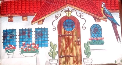 Casa de muñecas de vinilo Ideal Toy Corp años 60 de colección SOLO SIN ACCESORIOS*LEER* Foto 1 de 4